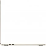 Ноутбук Apple MacBook Air 13 Starlight (M4, 2025) (MC6A4B/A) (13.6 ", WQXGA 2560x1664 (16:10), Apple, Apple M4 series, 24 Гб, SSD, 512 ГБ, Apple M4 10-core)