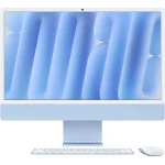 Моноблок Apple iMac A3247 24" 4.5K M4 8 core MWUF3X/A (24 ", Apple, Apple M4 Series, Apple M4 8-Core, 2.89 ГГц, 16 Гб, SSD, 256 Гб)