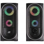 Компьютерные колонки 2E PCS234 RGB 2.0 USB Black 2E-PCS234BK Черный