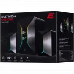 Компьютерные колонки 2E PCS301 RGB 2.1 USB Black 2E-PCS301BK Черный