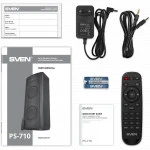 Портативная колонка Sven PS-710 Black АС PS-710 Черный