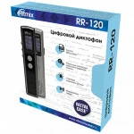 Аксессуар для аудиотехники Ritmix Диктофон RR-120 4Gb Black