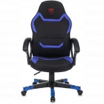 Компьютерный стул Бюрократ Zombie 10 черный/синий Zombie-10-B/BL