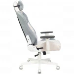 Компьютерный стул Бюрократ Zombie EPIC PRO белый/серо-голубой EPIC-PRO-Fabric-WT/BL