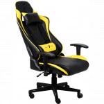 Компьютерный стул 1STPLAYER FK2 Black/Yellow