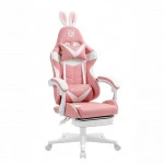 Компьютерный стул Defender Irifi (M) подставка под ноги, розовый 64042