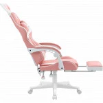 Компьютерный стул Defender Irifi (M) подставка под ноги, розовый 64042