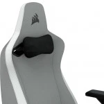 Компьютерный стул Corsair TC200 Soft Fabric Light Grey-White CF-9010048-WW