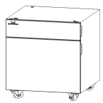 Опция для печатной техники КАТЮША CBM247P Тумба