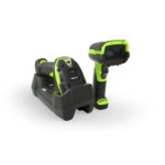 Сканер штрихкода Zebra LI3678-ER Kit LI3678-ER3U42A0S1W (Ручной беспроводной, 1D, USB, Com (RS232), PS/2, Черно-зеленый, С подставкой)