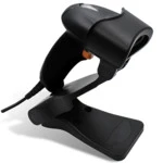 Сканер штрихкода Newland 2D CMOS Handheld Reader EGAIS compliant with 3 mtr HR2081RU-SF (Ручной проводной, 2D, USB, Черный-Желтый, С подставкой)