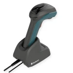 Сканер штрихкода Newland NVH220-BT NLS-NVH220-BT Ручной беспроводной, 2D, USB, Com (RS232), PS/2, Черно-зеленый, С подставкой