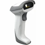 Сканер штрихкода Mindeo MD 2230AT+ (Ручной проводной, 1D, USB, Бело-серый, С подставкой)
