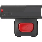 Сканер штрихкода Meferi MS300R 1D/2D MS300R-WN3ANS00 (Ручной беспроводной, 1D/2D, USB, Bluetooth, Черный-Красный, Не требуется)