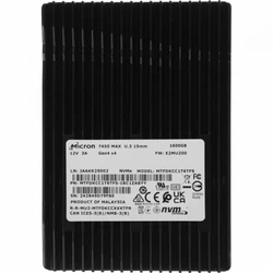 Серверный жесткий диск Crucial 7450 MAX MTFDKCC1T6TFS-1BC1ZABYY 2,5 SFF, 1.6 ТБ, NVMe