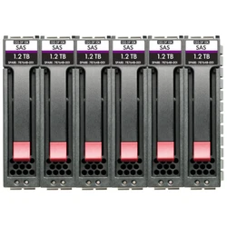 Опция для системы хранения данных СХД HPE 6-pack HDD Bundle (2,5 SFF, 14.4 ТБ, SAS) R0Q67A Диск для СХД