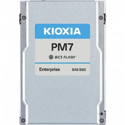 Серверный жесткий диск KIOXIA SSD 15.36Tb SAS Kioxia PM7-R (KPM7VRUG15T3) 2,5 SFF, 15.36 ТБ, SAS