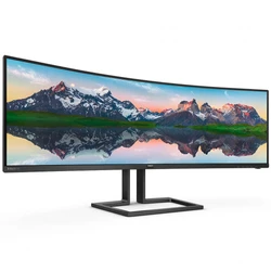Монитор Philips 498P9Z/00 49 ", VA, Dual Quad HD 5120x1440 (32:9), 165 Гц