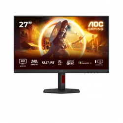 Монитор AOC Q27G4ZR Q27G4ZR/01 27 ", IPS, Quad HD 2560x1440 (16:9), 240 Гц