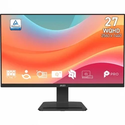 Монитор MSI PRO MP273Q E7 9S6-3PB4CH-278 27 ", IPS, Quad HD 2560x1440 (16:9), 75 Гц
