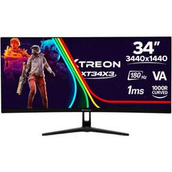 Монитор XTREON XT34X3 34 ", VA, Ultra-Wide QHD 3440x1440 (21:9), 180 Гц