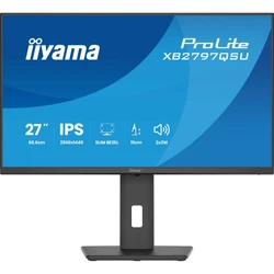 Монитор IIYAMA ProLite XB2797QSU-B1 27 ", IPS, Quad HD 2560x1440 (16:9), 75 Гц