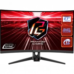 Монитор ASRock Phantom Gaming 27" PG27F15RS1A 27 ", VA, Full HD 1920x1080 (16:9), 240 Гц