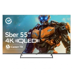 Телевизор Sber SDX-55U5500DBB 55 ", Smart TV, Черный
