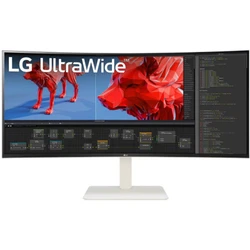 Монитор LG UltraWide 38WR85QC-W 38WR85QC-W.ARUZ 38 ", IPS, Quad HD+ 3840x1600 (12:5), 144 Гц
