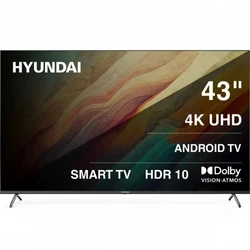 Телевизор Hyundai H-LED43BU7009 43 ", Smart TV, Черный
