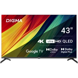 Телевизор Digma 43" DM-LED43UQB31 43 ", Smart TV, Черный