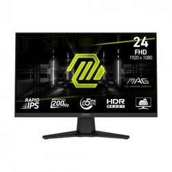 Монитор MSI MAG 244F 9S6-3BC41H-011 23.8 ", IPS, Full HD 1920x1080 (16:9), 200 Гц