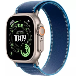 Apple Watch Ultra 3 GPS + Cellular 49mm Natural Titanium Case with Blue/Bright Blue Trail Loop MEWR4QR/A Смарт-часы