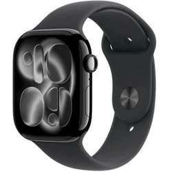 Apple Watch Series 11 GPS 42mm Jet Black Aluminium Case with Black Sport Band MEQT4RK/A Смарт-часы