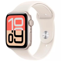 Apple Watch SE 3 GPS 40mm Starlight Aluminium Case with Starlight Sport Band - S/M MEH34RK/A Смарт-часы