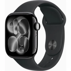 Apple Watch Series 11 42mm Jet Black Aluminium Case With Black Sport Band M/L MEQU4LW/A Смарт-часы