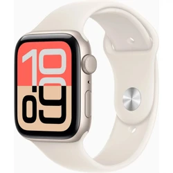 Apple Watch SE 3 44mm Starlight Starlight Case with Starlight Sport Band M/L MEHJ4ZP/A Смарт-часы