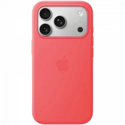 Аксессуары для смартфона Apple iPhone 17 Pro Silicone Case with MagSafe - Bright Guava MHW04ZM/A