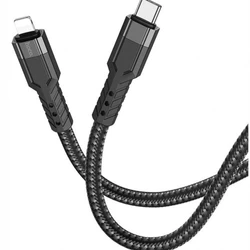 Кабель интерфейсный hoco. U110 IP PD USB Type C - Lightning (8pin)