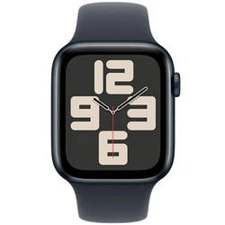 Apple Watch SE 2024 GPS 44mm Midnight Aluminium Case with Midnight Sport Band MXE73QI/A Смарт-часы