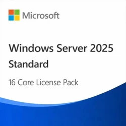 Операционная система Microsoft Windows Server 2025 Standard - 16 Core DG7GMGF0PWHC-0003 Windows Server 2025