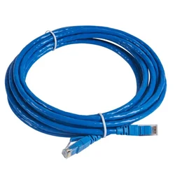 Патч-корд Legrand П-корд U/UTP кат.6 PVC 5м син. 051775