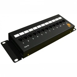 Аксессуар для кабельных сетей LANMASTER LAN-PPF12U5E/W