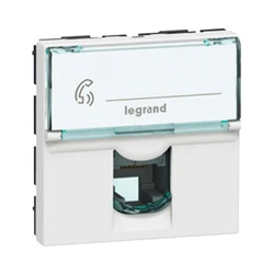 Аксессуар для оптических сетей Legrand MOSAIC RJ45 FTP кат5е 2мод бел 076555