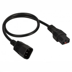 Кабель питания LANMASTER LAN-PP13L/14-0.5-BK