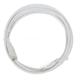 Патч-корд LANMASTER UTP кат.5e TWT-45-45-0.3-GY