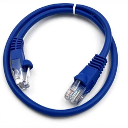 Патч-корд Buro UTP-5E-0,5M-BL