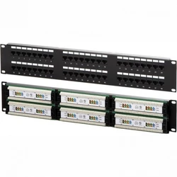 Патч-панель LANMASTER NM-PPU48C (48 портов, UTP, Cat. 5e)
