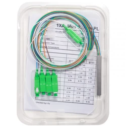 Аксессуар для оптических сетей А-Оптик PLC 1х4 SC/APC-SC/APC 1.5м, SM
