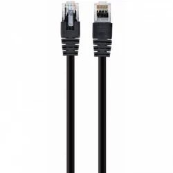 Патч-корд Cablexpert Кабель UTP 5e-Cat 7.5 m черный PP12-7.5M/BK